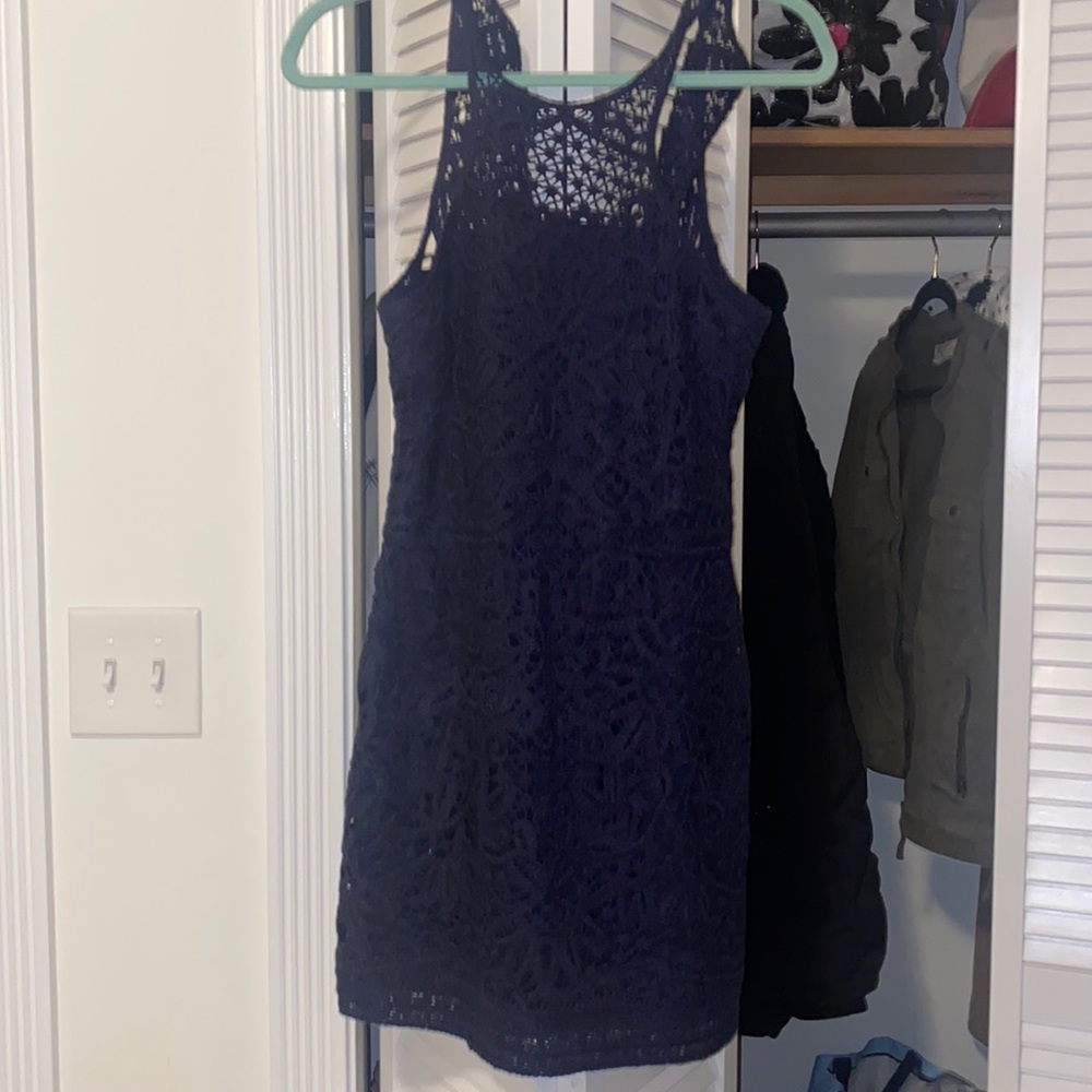 Lilly Pulitzer eyelet navy dress